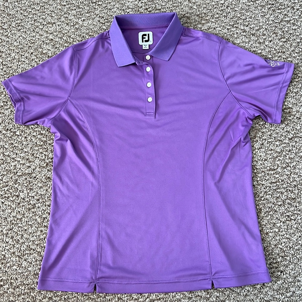 LAST CALL DONATING!! Women’s Purple FootJoy Golf Polo Short Sleeve Shirt Top